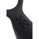 Prostate stimulator LEVETT MAUD, silicone, black color, 15 cm