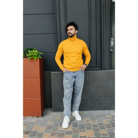 Jumper male ise, size 54, yellow color-1