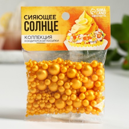 Sprinking confectionery soft: yellow, 50 g.