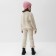 Children's jacket minaku, beige color, height 122 cm