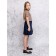 Turtleneck for girls, height 128 cm, beige color