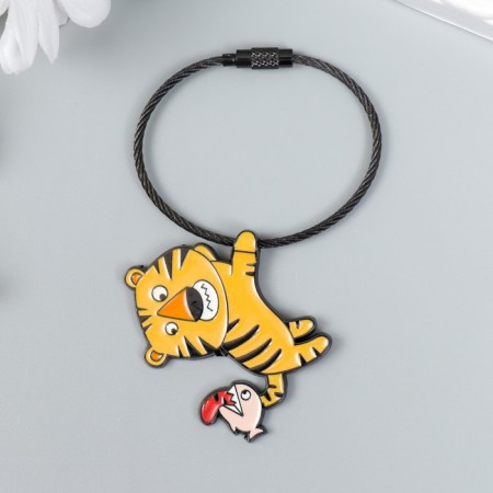 Tag Metal on the Tigerok with Pisces Tigeron Emal 5.2x4.1 cm-1