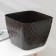Pot with the pallet "Classic", 15 l, chocolate color