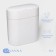 Garbage bucket Savanna, 9 l, white color