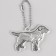 The reflective element "Labrador", bilateral, 5.5 × 4 cm, color mix