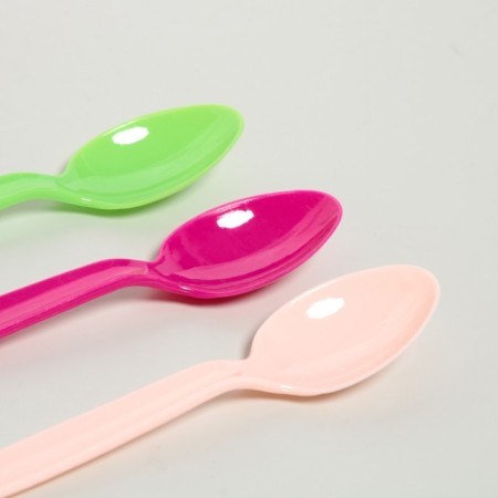 Tablespoons plastic, 6 pcs., Mix colors-1