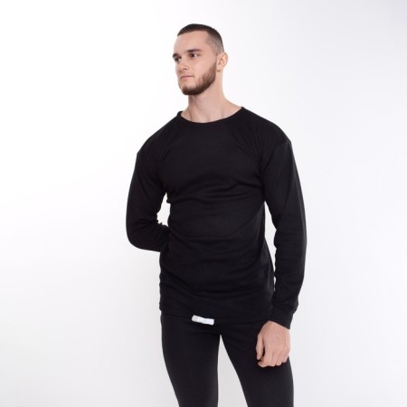 Male thermal underwear (jumper, pants) was launched, black color, size 52-54-2