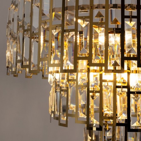 Mintaka 46 cm chandelier, D 60 cm, 10x60W E14-2