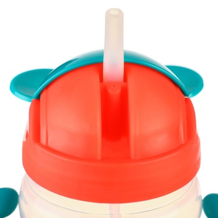 Baby chipper with silicone tube, 250 ml., With pens, color mix-8