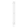 Room electrician Laris Prime Chec, 80x1200 mm, 2 crossbars, left, white