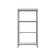 Metal rack, ES 1453x750x300 4 shelves