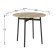 Dining Parson, 800x800x720, Dub Sonoma
