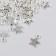 Decor for creativity Metal "Star with small stars" silver 1x1.3 cm