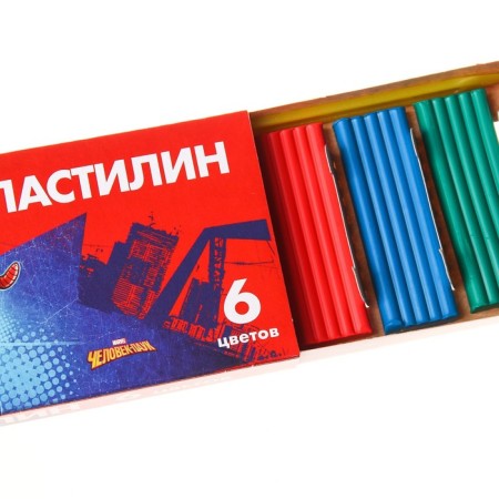 Plasticine 6 colors 90 g "superhero", Spider-Man-4