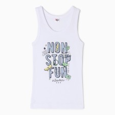 T-shirt for a boy, white color, height 98-104 cm