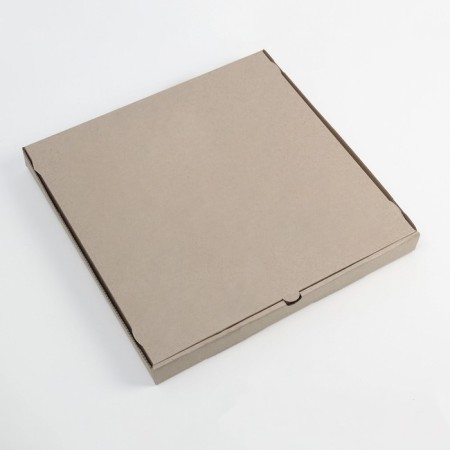 Pizza box 34 x 34 x 3.5 cm, brown-1