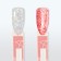 Polygel for building, with sparkles, 3 phase, 15 ml, led/uv, red color