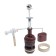 Reinforcement for flush tanks "RBM" AS-2.1 m, with a side membrane valve, chrome