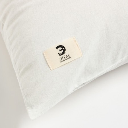 Set of pillowcases Ethel 50*70 cm - 2 pcs, col. White, greedy cotton, 140g/m2-1