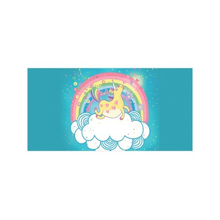 Basket for storing things "Rainbow Unicorn", size 35x50 cm-1