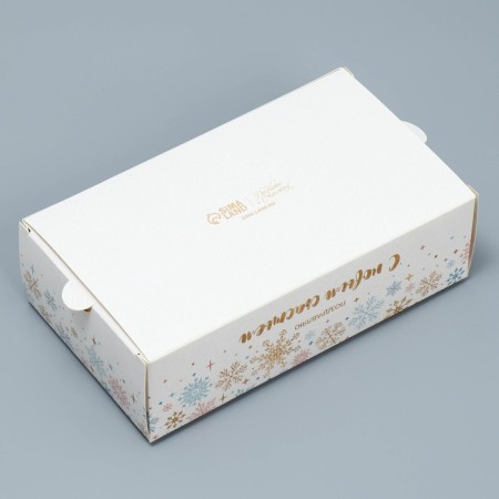 Box for Makarun "Snow Waltz" 18 x 10 x 5.5 cm, New Year-2