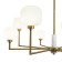 Freya FR5373CL-08BS Tender, 610x330x680 mm ceiling lamp, G9, 8x40W, brass color