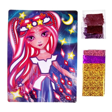 Application from the sand Neo Stars "Mars" (sand, foil)-1
