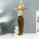 Souvenir Polystone stand "Girl with a blue bow and a cat" D = 26 cm 76x27x35 cm