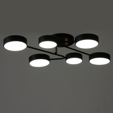 Almo chandelier 6XLED 144W 3000-6000K Black 80x58x21 cm Bayerlux-2