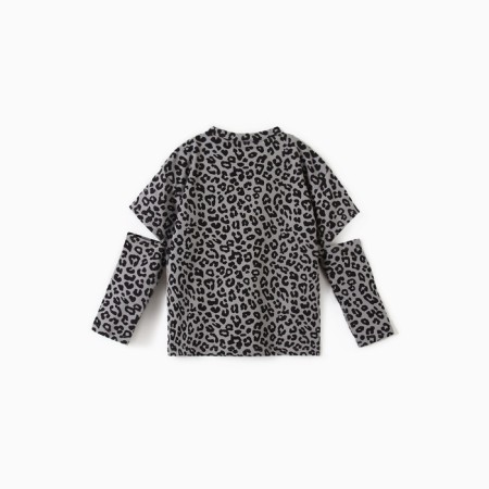 Футболка с дл.рукавом для девочки KAFTAN Trendy grey, р. 30 (98-104)-3