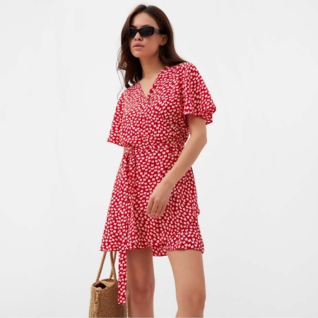 Women's dress Mist Flower, Red, R.48