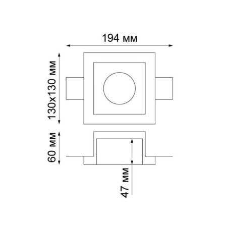 YESO lamp, 50 W, GU10, white color, D = 132mm-1