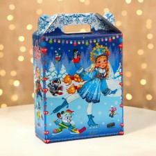 New Year. Gift box New Year's gift 