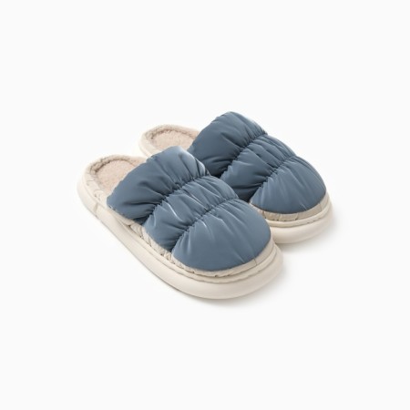 Male slippers, size 44-45, blue color-9