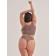 Panties Thong Women's String, size 54-56, chocolate color