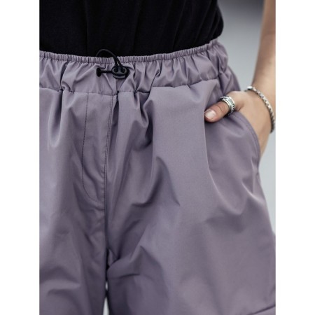Insulated pants for children, height 176 cm, plum color-5