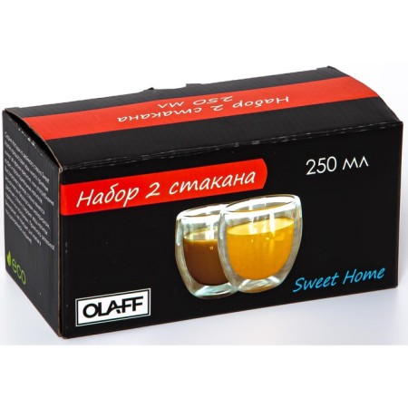 A set of glasses OLAFF, 250 ml, 2 pcs-3
