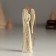 Souvenir Polystone Suspension "Angel in a beige blouse with a collar" 3.5x2x10 cm