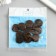 Buttons wood for creativity 2 punctures "march" set 15 pcs 2.5x2.5x0.4 cm