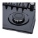 Hlect surface Maunfeld Eghe.64.6CB/G, gas, 4 burners, black