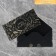 Envenue for money "Plant", on black craft, embossing, 16.5 x 8 cm
