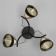 Adelela chandelier 3he27 40w Black-gold 60x60x26 cm Bayerlux