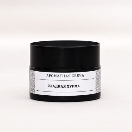 Aromatic candle in the jar "Sweet persimmon", soy wax, 12 g-1