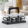 Set for spices on the stand “Spices”, 120 ml, 7.5 × 5 × 8.5 cm, 8 pcs, white color