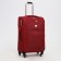 Small suitcase 24 "on lightning, code castle, with extension, red color