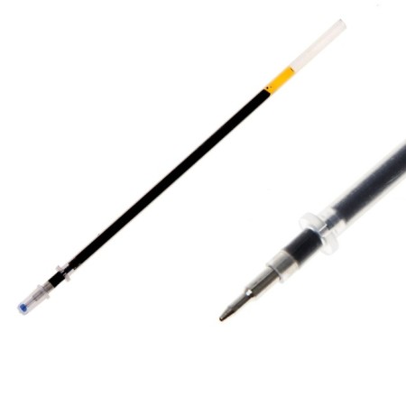 Gel rod 0.5 mm, D - 3 mm, (needle -off writing node), 128 mm, black ink black