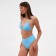 Swimming trunks of women's minaku slips, blue color, size 44