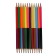 Caucal pencils 12 pieces 24 colors "Kalyak-Malyak", bilateral, wooden, hexagonal, cardboard packaging