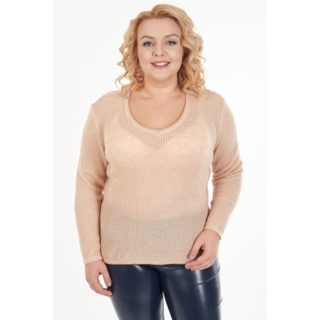 Female jumper, size 52, pink color-2