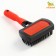 Double-sided packet-eating with a rubber pen 10 x 16.5 cm, black-red